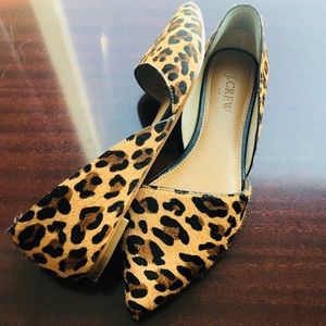J. Crew leopard ballet flats